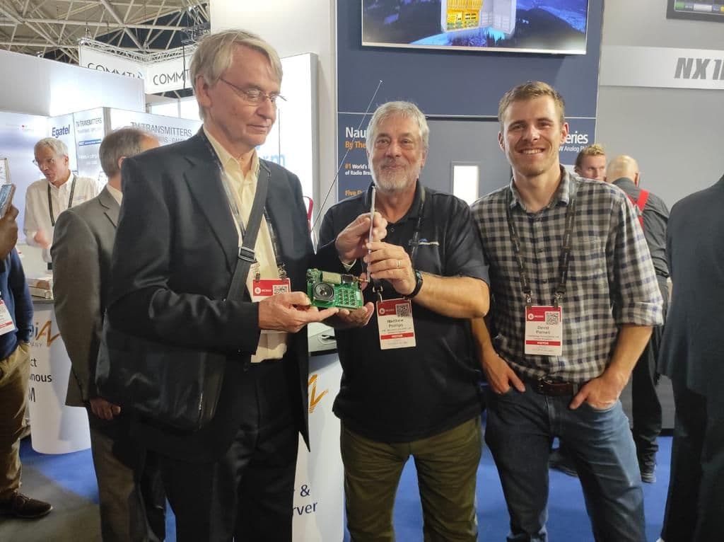 DRM stand at the IBC broadcast exhibition